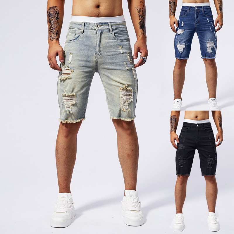 2025 صيف جديد الرجال ممزق الدي - مراجعة Street Fashion Men 2025 وسعره