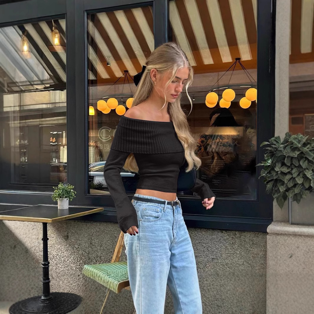 بلوزة نسائية عصرية بأكمام طويل - مراجعة Street Fashion Y2K وسعره